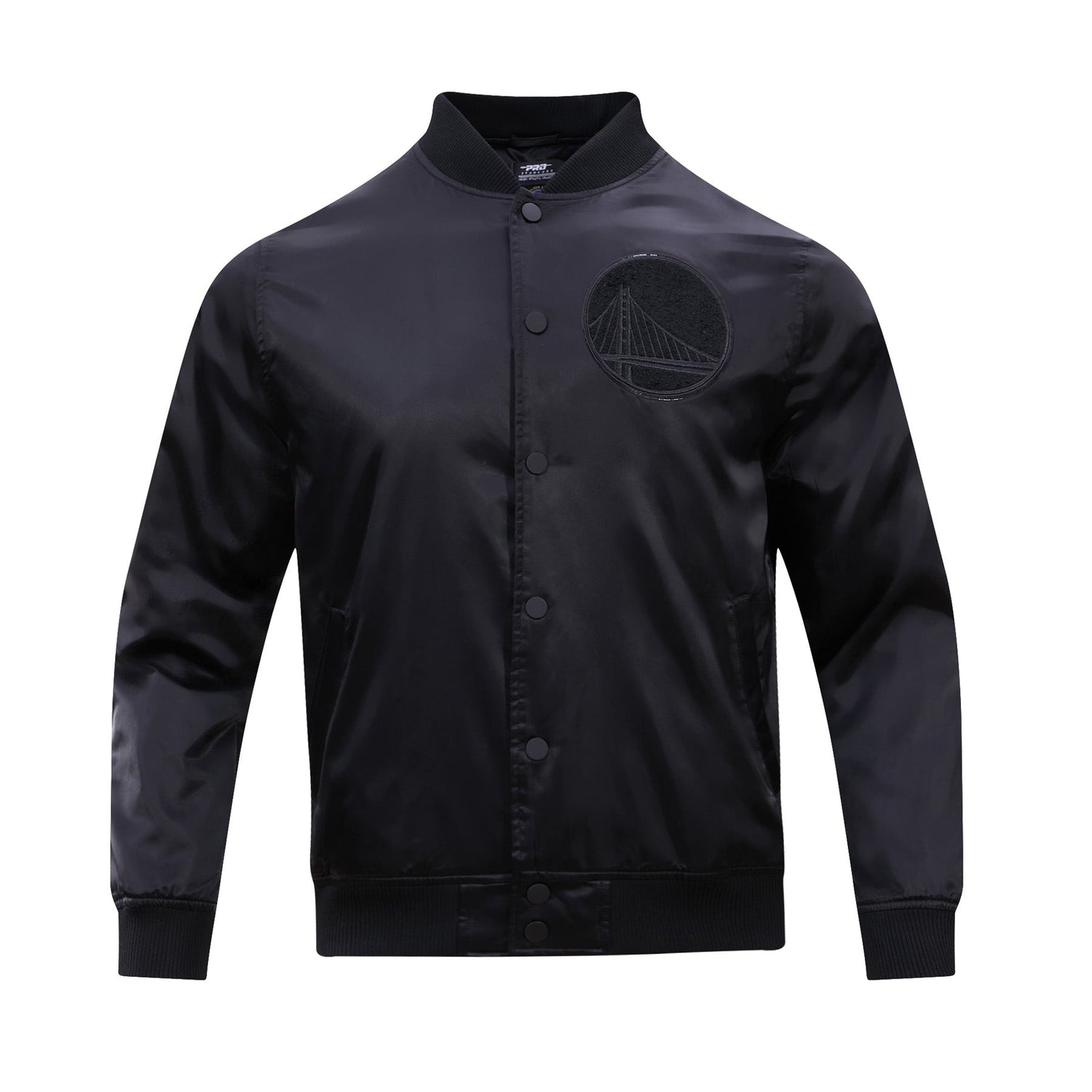 CHAMARRA DE SATÍN NBA GOLDEN STATE WARRIORS CLASSIC 3BK