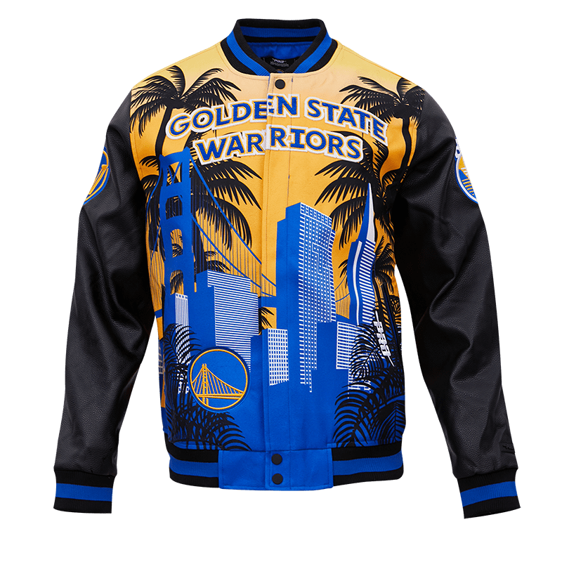 CHAMARRA UNIVERSITARIA NBA GOLDEN STATE WARRIORS REMIX VARSITY