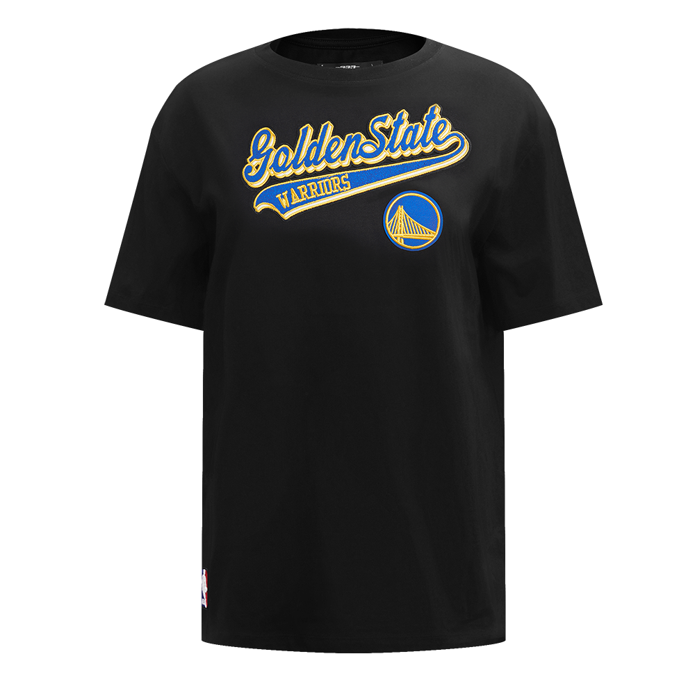 PLAYERA BOYFRIEND NBA GOLDEN STATE WARRIORS SCRIPT TAIL PARA MUJER