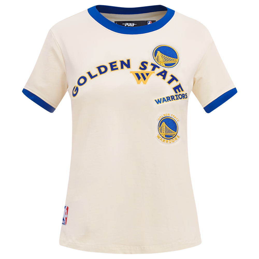 PLAYERA NBA GOLDEN STATE WARRIORS RETRO CASCADE PARA MUJER