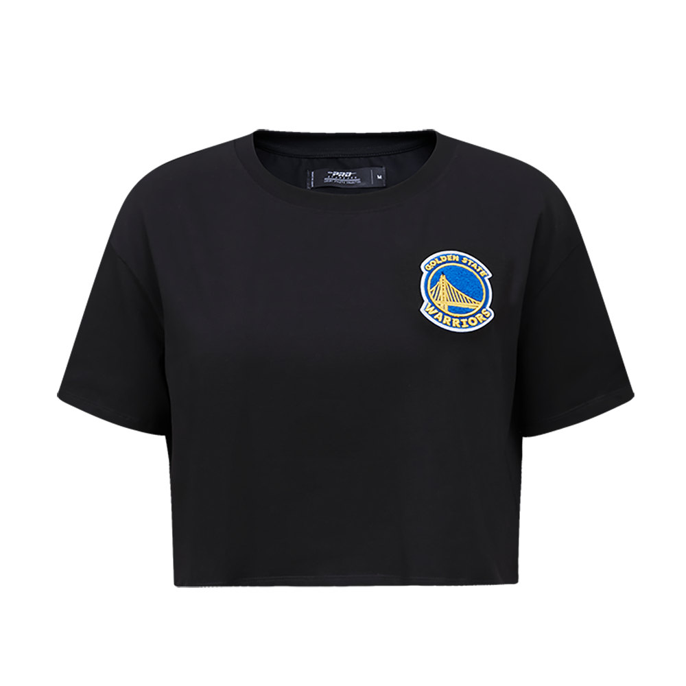 PLAYERA CROP NBA GOLDEN STATE WARRIORS CLASSIC ESSENTIALS PARA MUJER