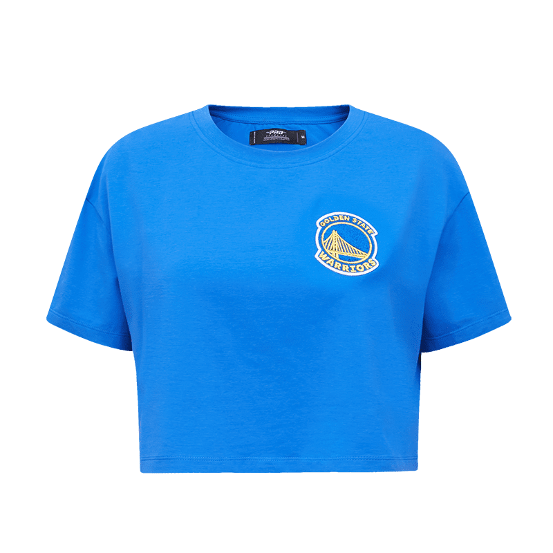 PLAYERA CROP NBA GOLDEN STATE WARRIORS CLASSIC ESSENTIALS PARA MUJER