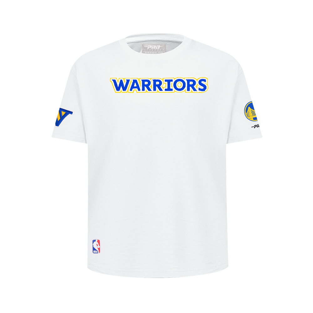 PLAYERA NBA GOLDEN STATE WARRIORS CLASSIC CHENILLE PARA NIÑO JUNIOR