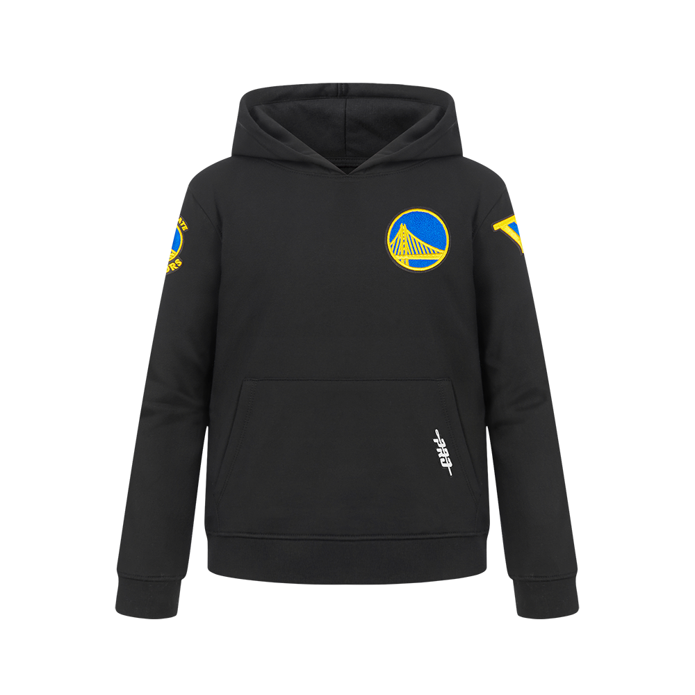 SUDADERA CON GORRO NBA GOLDEN STATE WARRIORS CLASSIC CHENILLE PARA NIÑO JUNIOR