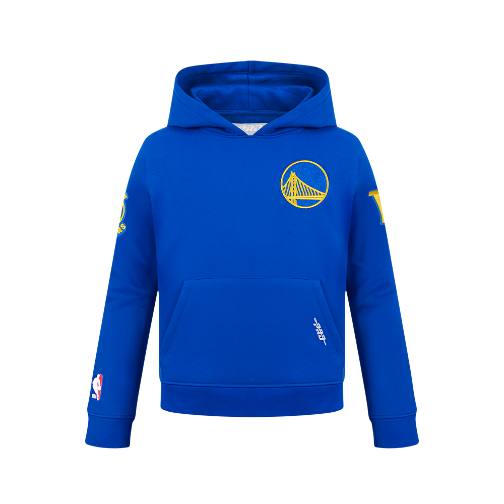 SUDADERA CON GORRO NBA GOLDEN STATE WARRIORS CLASSIC CHENILLE PARA NIÑO JUNIOR