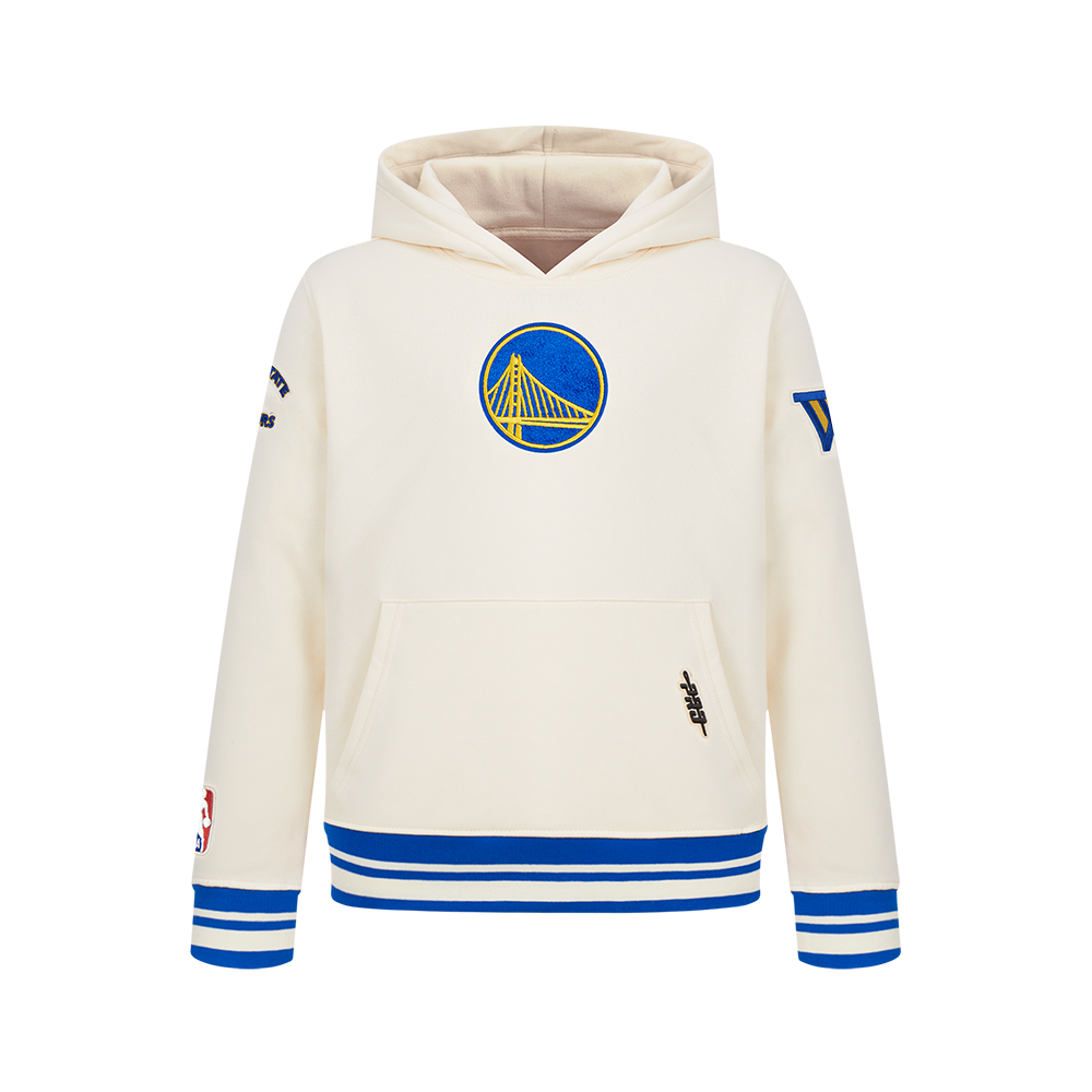 SUDADERA CON GORRO NBA GOLDEN STATE WARRIORS RETRO CLASSICS PARA NIÑO JUNIOR