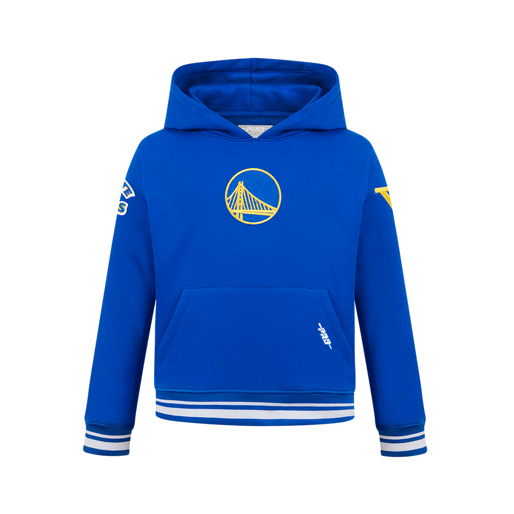 SUDADERA CON GORRO NBA GOLDEN STATE WARRIORS RETRO CLASSICS PARA NIÑO JUNIOR
