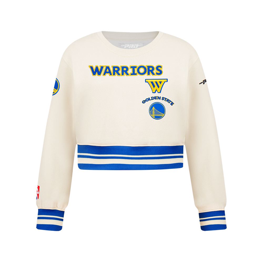 SUDADERA DE CUELLO REDONDO NBA GOLDEN STATE WARRIORS RETRO CLASSICS PARA NIÑA JUNIOR