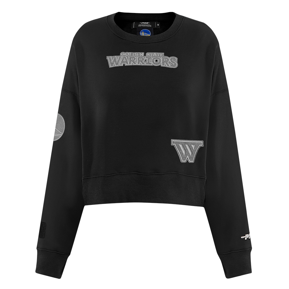 SUDADERA DE CUELLO REDONDO NBA GOLDEN STATE WARRIORS REVERSE FRENCH TERRY PARA MUJER