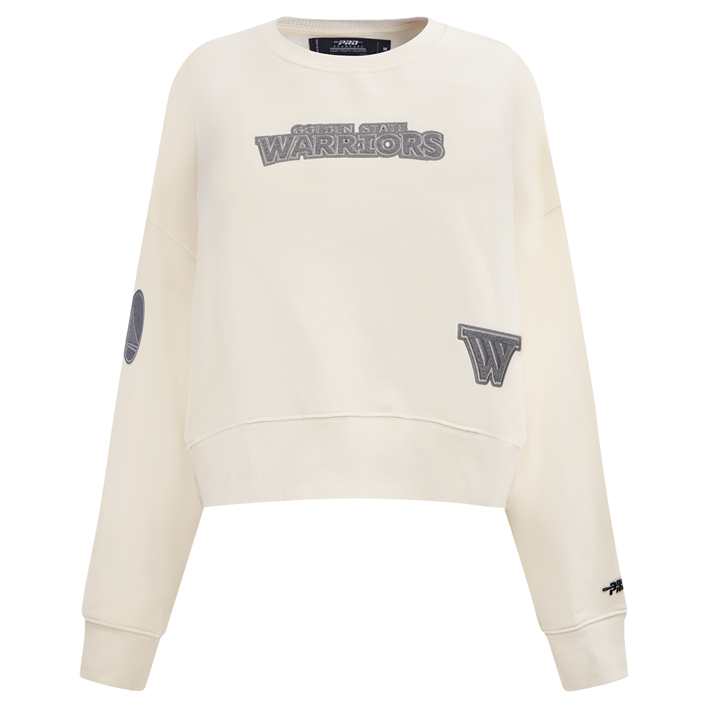 SUDADERA DE CUELLO REDONDO NBA GOLDEN STATE WARRIORS REVERSE FRENCH TERRY PARA MUJER