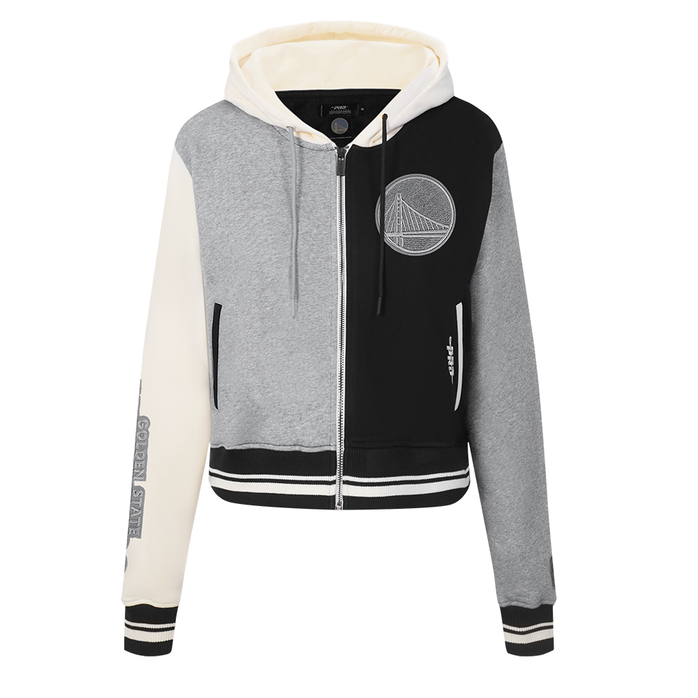 SUDADERA CON CIERRE NBA GOLDEN STATE WARRIORS REVERSE FRENCH TERRY PARA MUJER