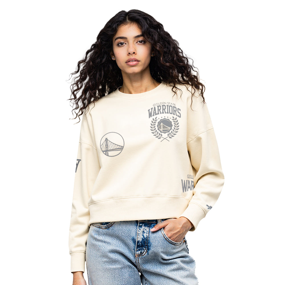 SUDADERA DE CUELLO REDONDO NBA GOLDEN STATE WARRIORS STREET TEAM PARA MUJER