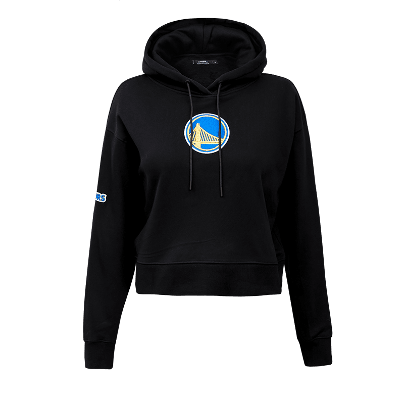 SUDADERA CON GORRO NBA GOLDEN STATE WARRIORS CLASSIC ESSENTIALS PARA MUJER