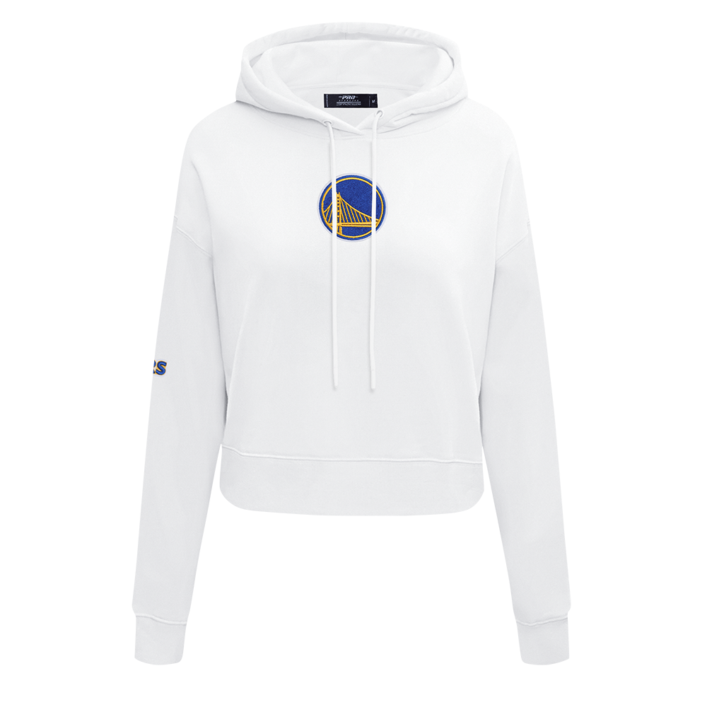 SUDADERA CON GORRO NBA GOLDEN STATE WARRIORS CLASSIC CHENILLE PARA MUJER