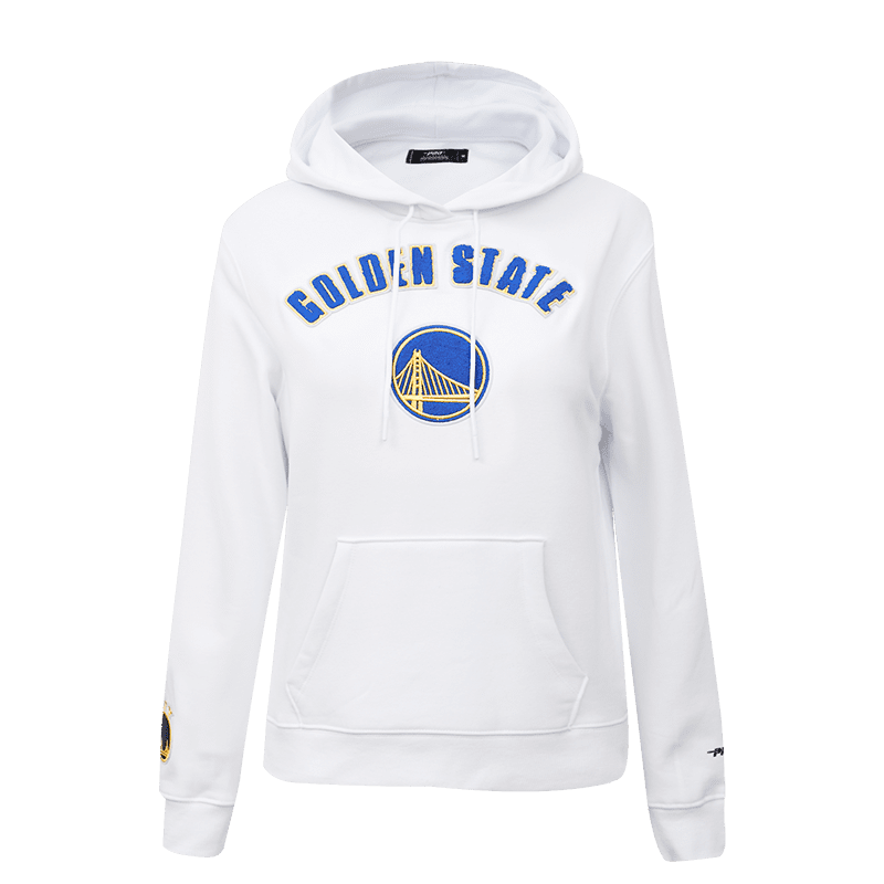 SUDADERA CON GORRO NBA GOLDEN STATE WARRIORS CLASSIC ESSENTIALS PARA MUJER
