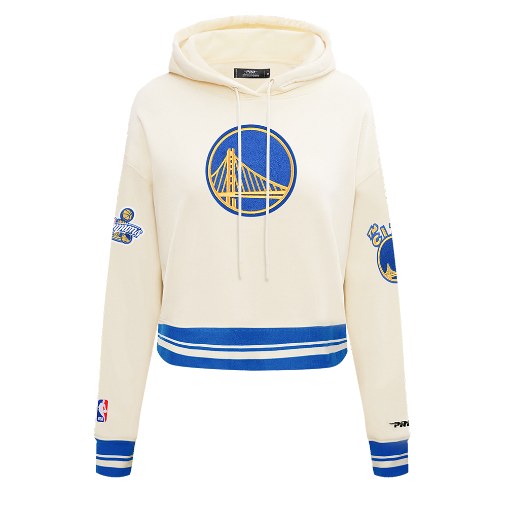 SUDADERA CON GORRO NBA GOLDEN STATE WARRIORS RETRO CLASSICS PARA MUJER