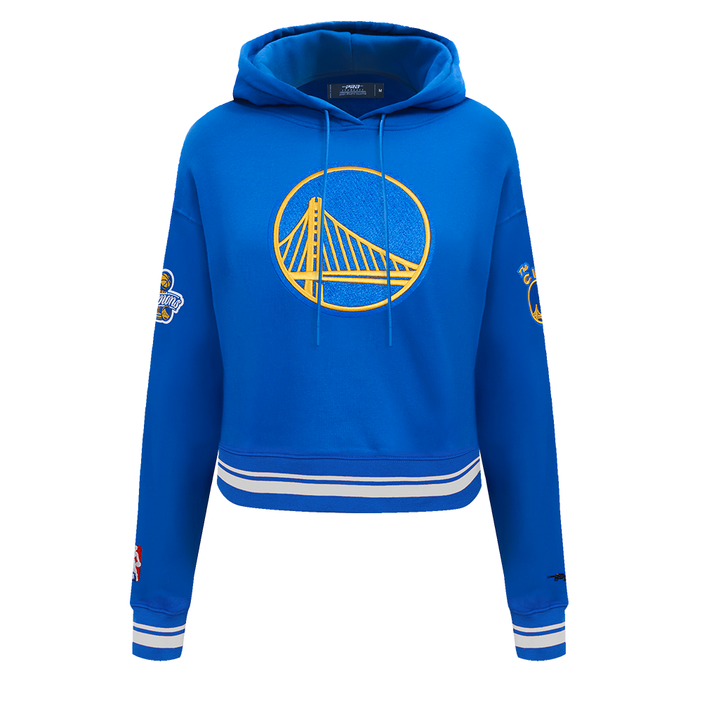 SUDADERA CON GORRO NBA GOLDEN STATE WARRIORS RETRO CLASSICS PARA MUJER