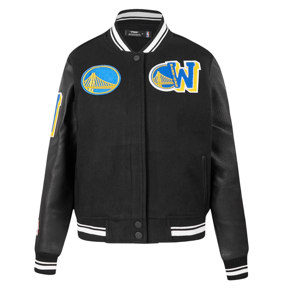 CHAMARRA UNIVERSITARIA NBA GOLDEN STATE WARRIORS MASH UP PARA MUJER