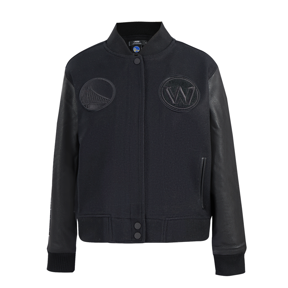 CHAMARRA UNIVERSITARIA NBA GOLDEN STATE WARRIORS CLASSIC 3BK PARA MUJER