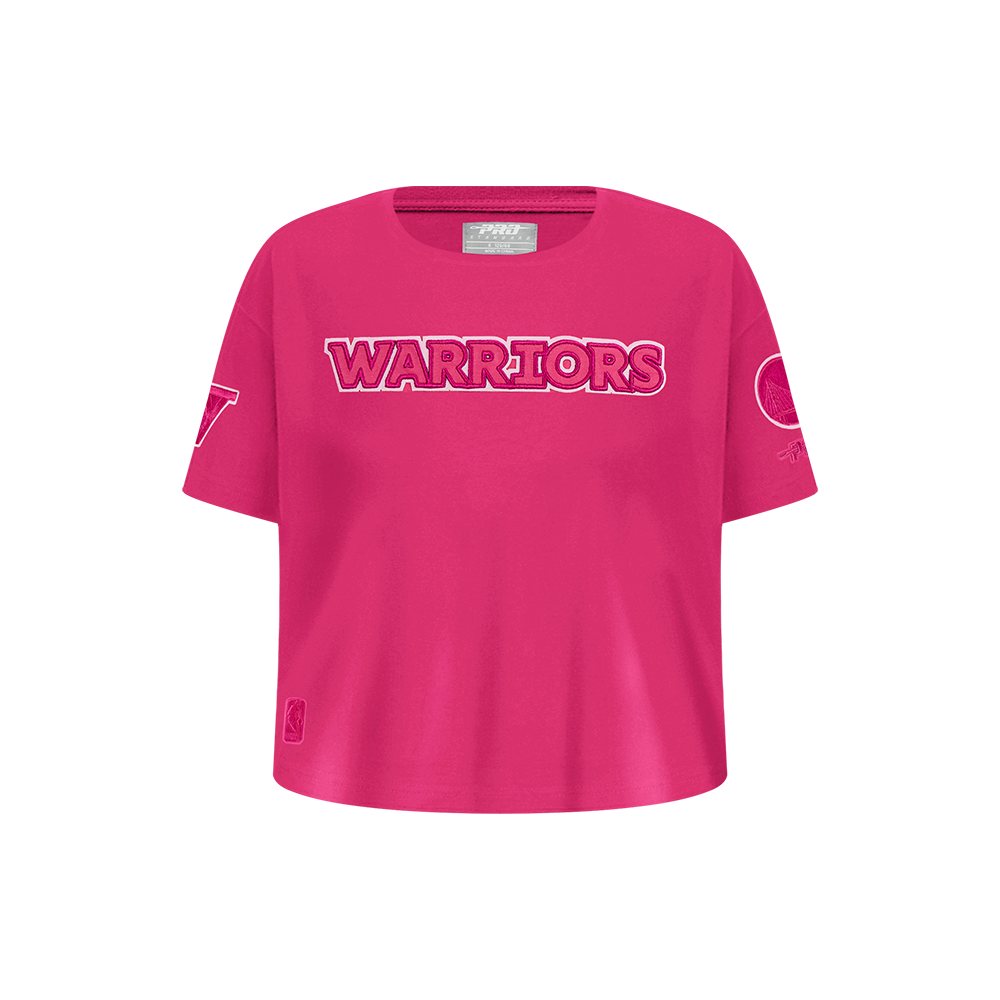 PLAYERA NBA GOLDEN STATE WARRIORS CLASSIC TRIPLE PINK PARA NIÑA