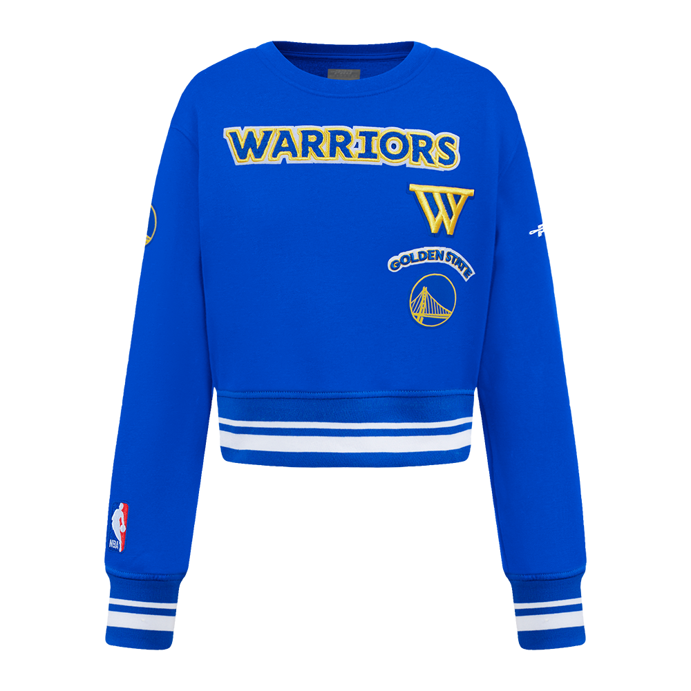 SUDADERA DE CUELLO REDONDO NBA GOLDEN STATE WARRIORS RETRO CLASSICS PARA NIÑA