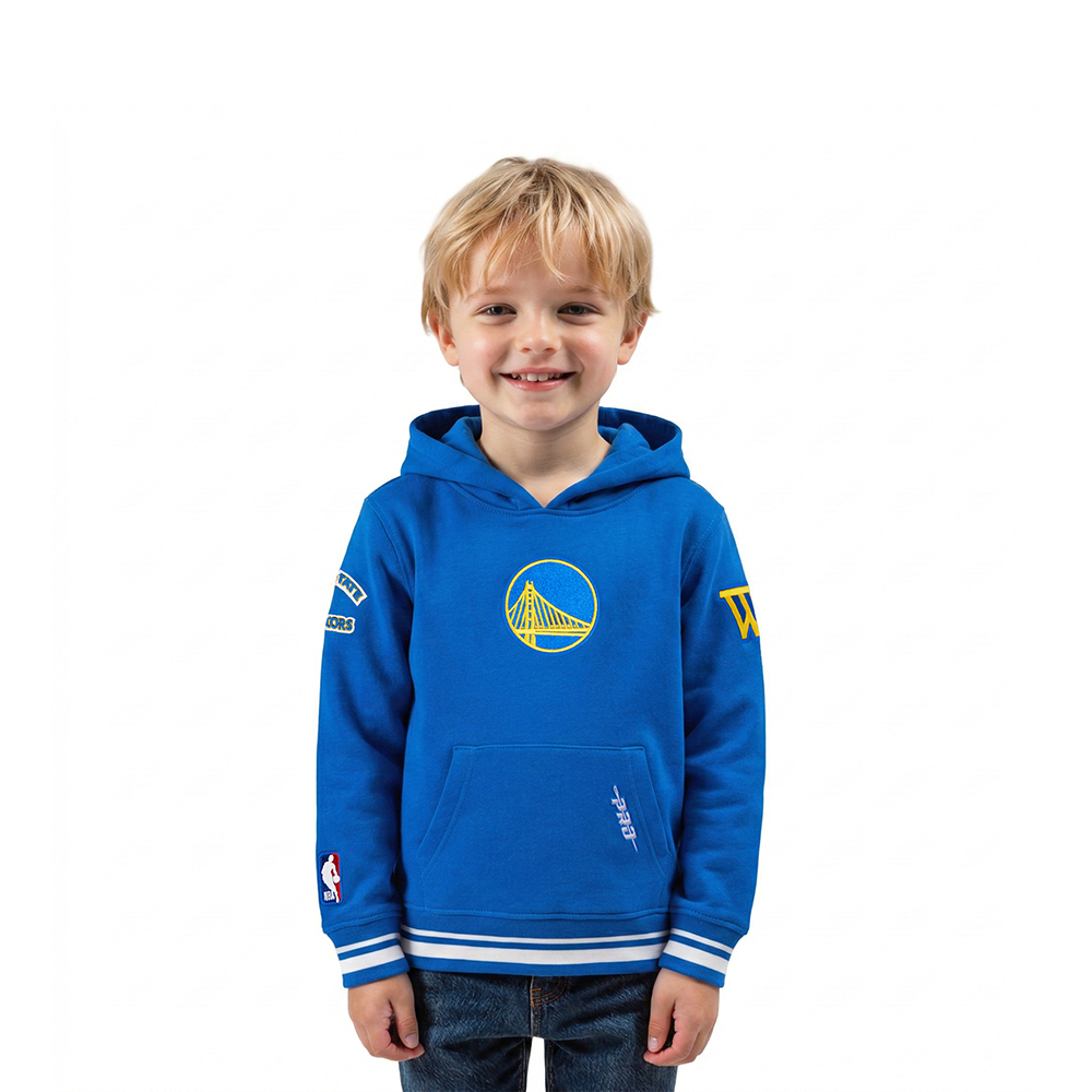 SUDADERA CON GORRO NBA GOLDEN STATE WARRIORS RETRO CLASSICS PARA BEBÉ NIÑO