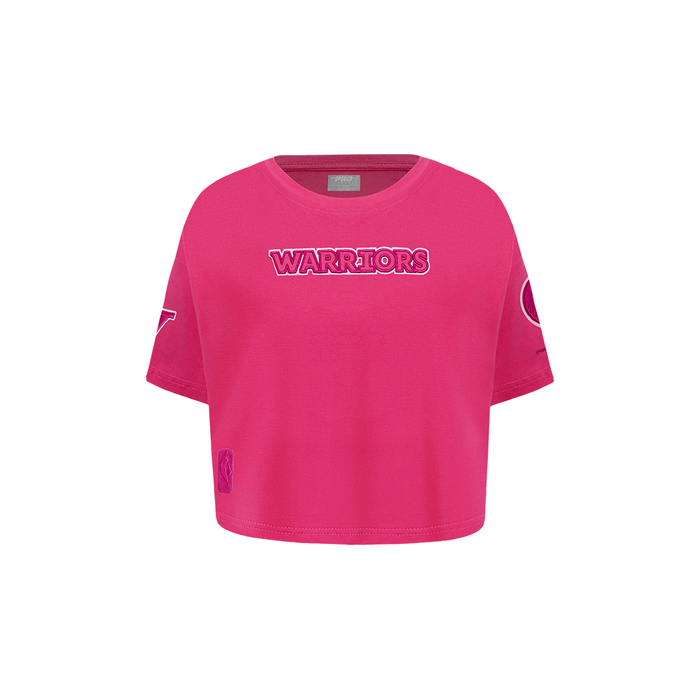 PLAYERA NBA GOLDEN STATE WARRIORS CLASSIC TRIPLE PINK PARA BEBÉ NIÑA