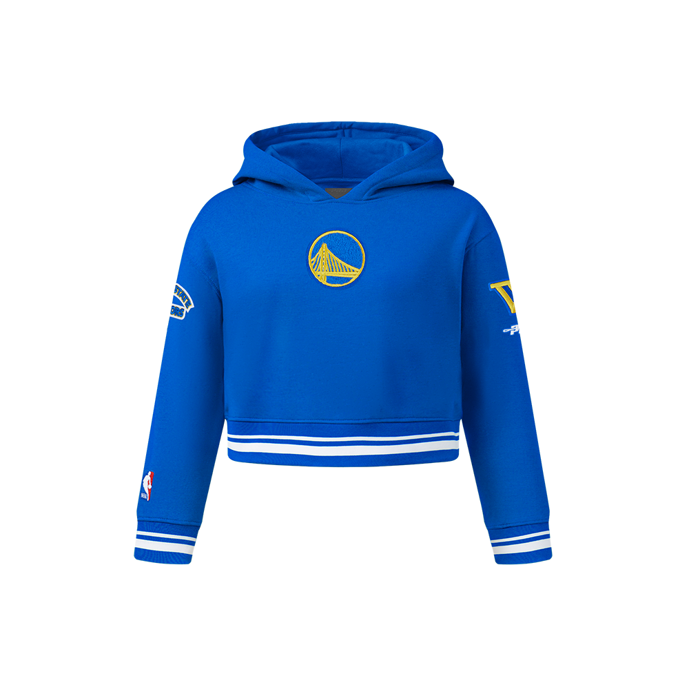 SUDADERA CON GORRO NBA GOLDEN STATE WARRIORS RETRO CLASSICS PARA BEBÉ NIÑA