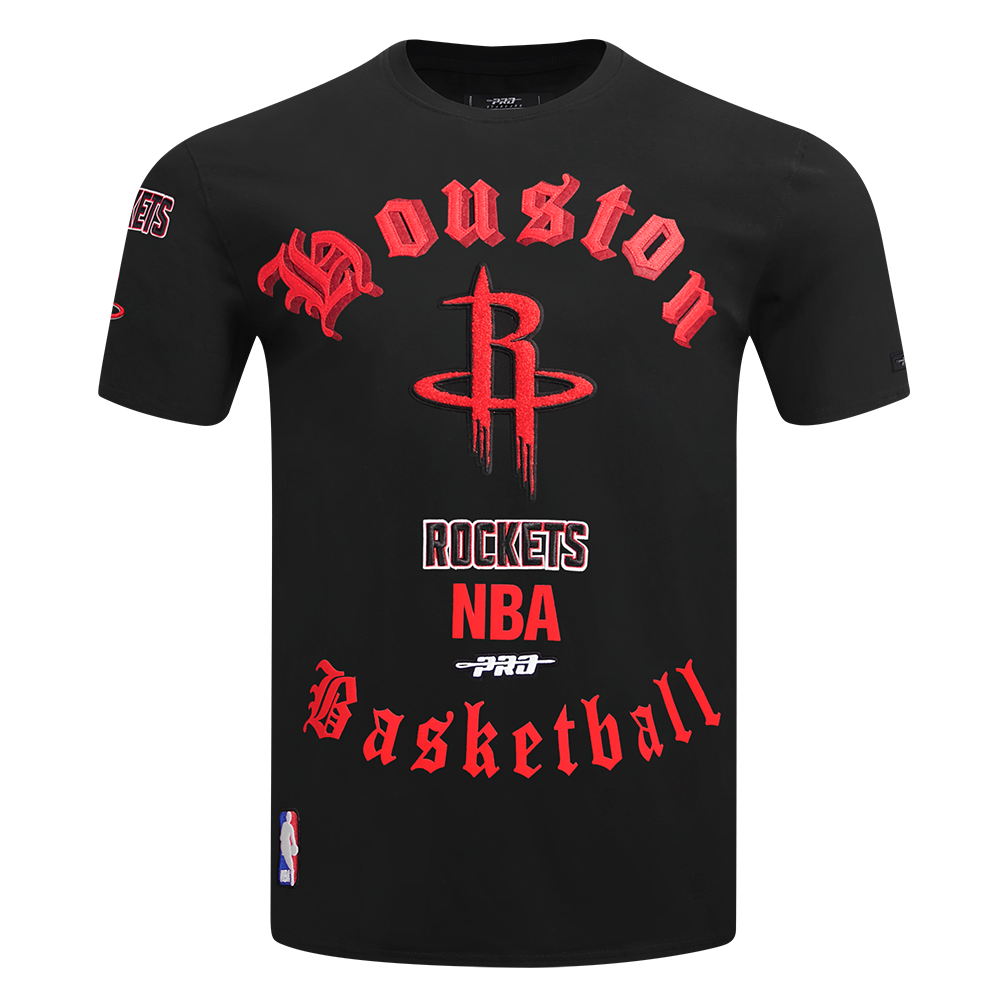 PLAYERA NBA HOUSTON ROCKETS OLD ENGLISH
