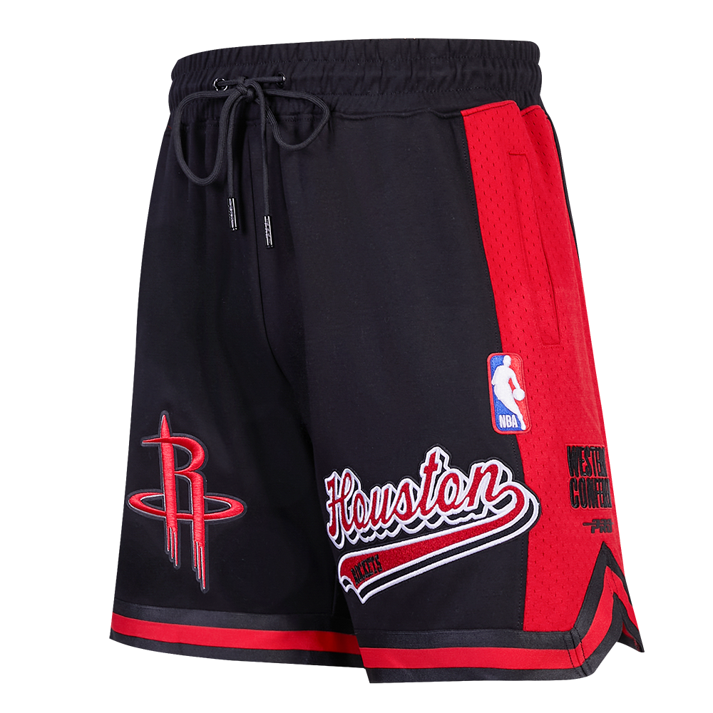 SHORTS DE BASQUETBOL NBA HOUSTON ROCKETS SCRIPT TAIL