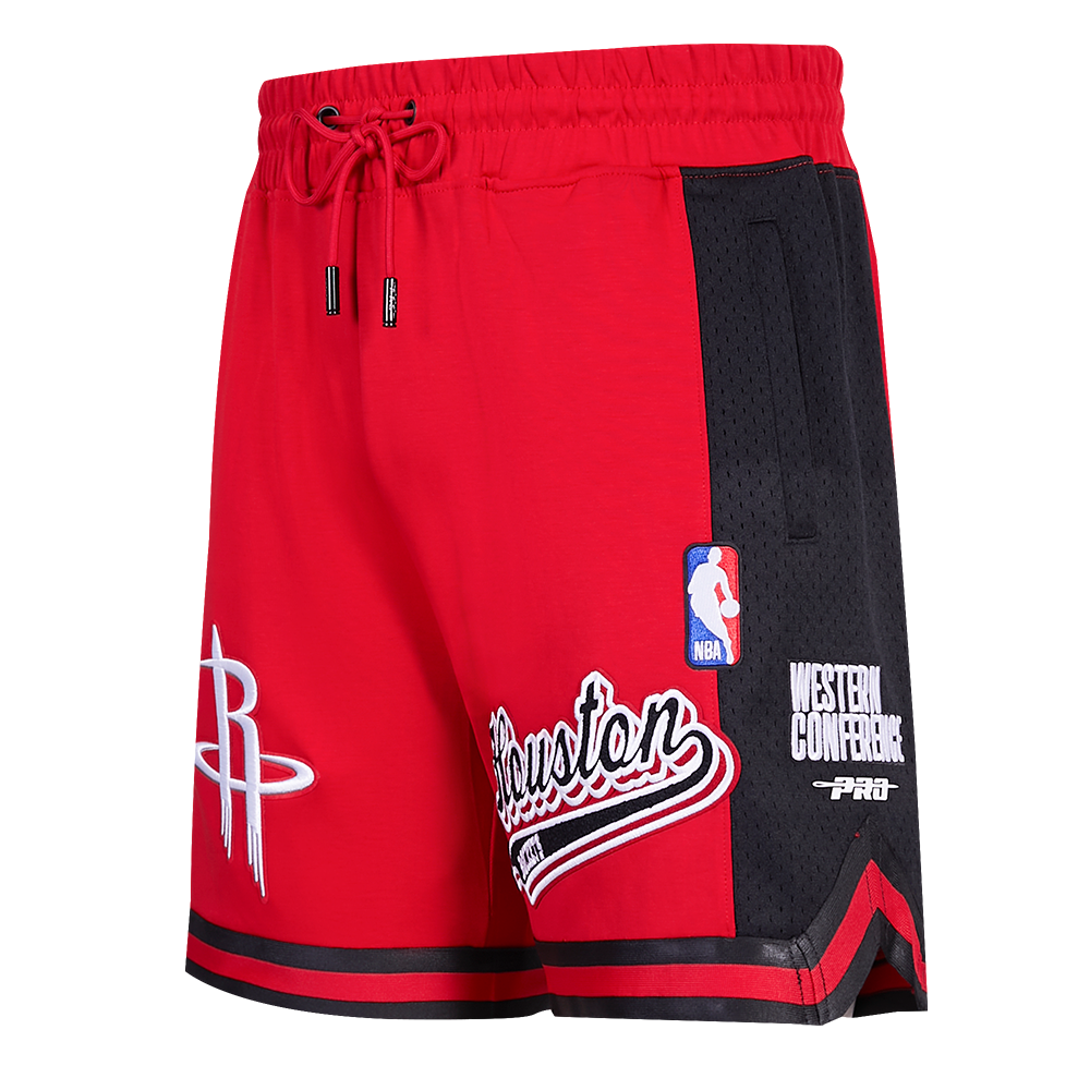 SHORTS DE BASQUETBOL NBA HOUSTON ROCKETS SCRIPT TAIL