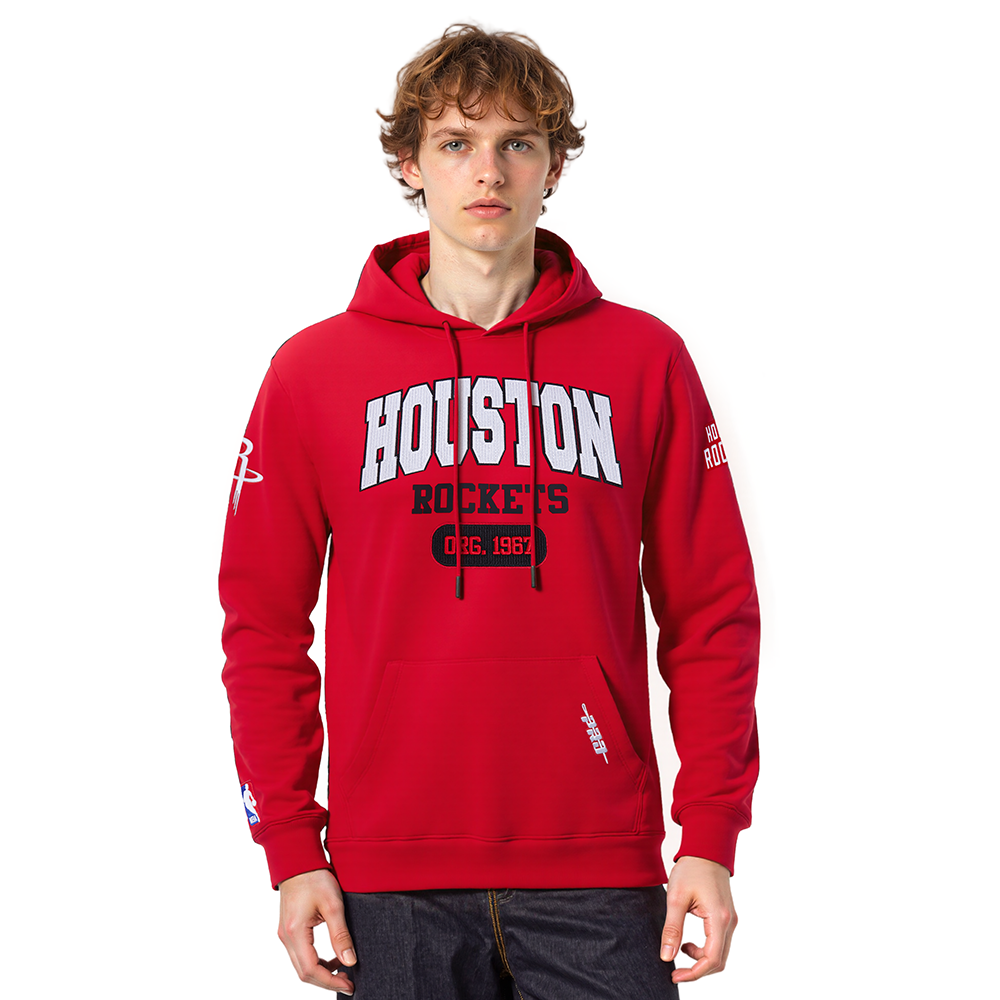 SUDADERA CON GORRO NBA HOUSTON ROCKETS CITY ARCH