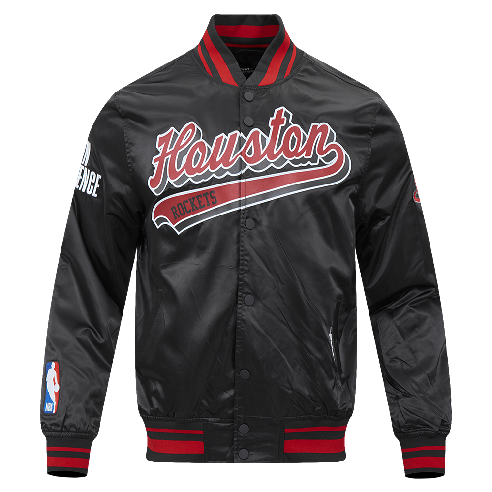 CHAMARRA DE SATÍN NBA HOUSTON ROCKETS SCRIPT TAIL