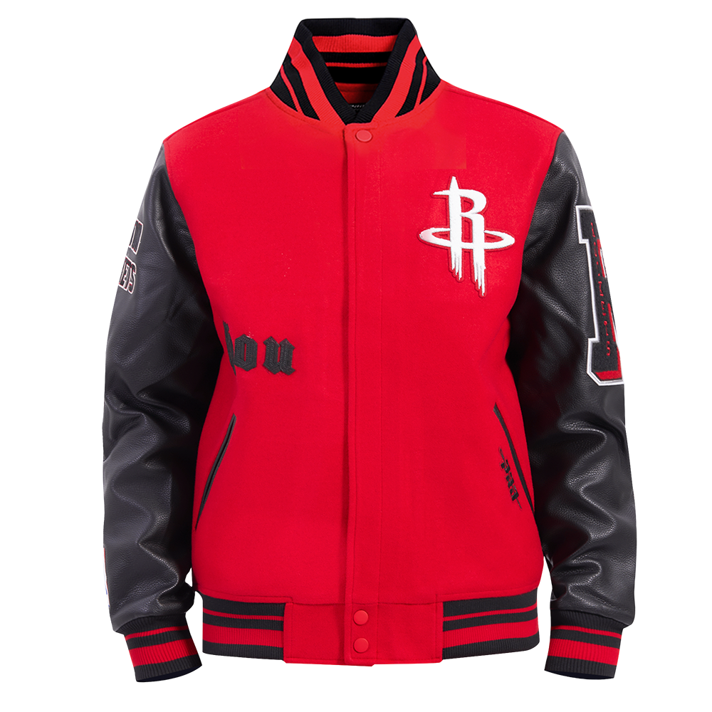 CHAMARRA UNIVERSITARIA NBA HOUSTON ROCKETS OLD ENGLISH