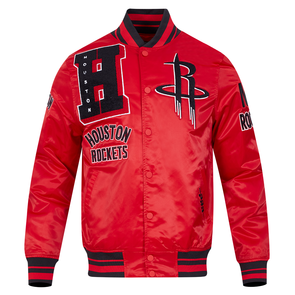 CHAMARRA DE SATÍN NBA HOUSTON ROCKETS MASH UP