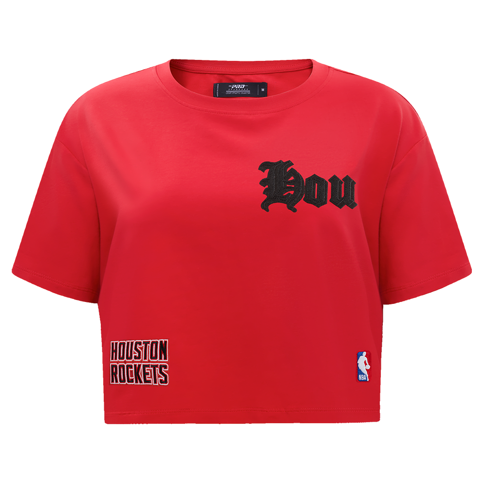 PLAYERA NBA HOUSTON ROCKETS OLD ENGLISH PARA MUJER