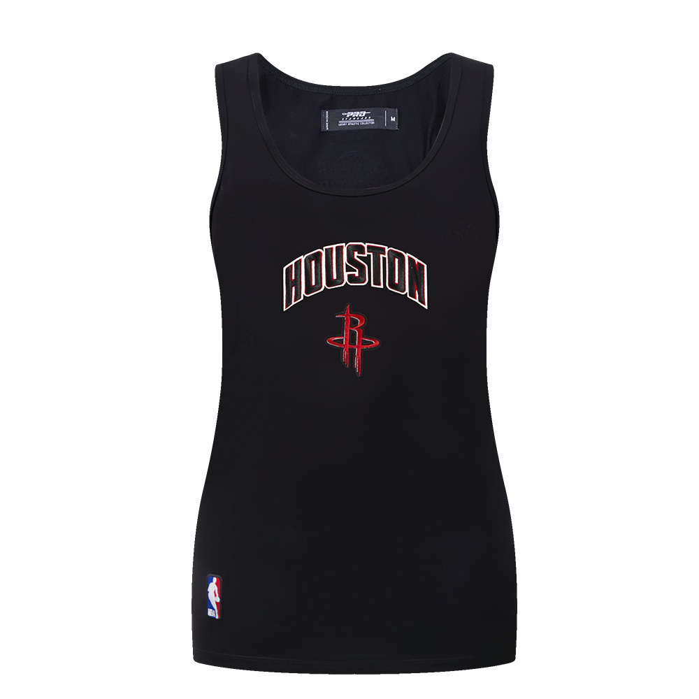 PLAYERA DE TIRANTES DE CORTE RELAJADO NBA HOUSTON ROCKETS CLASSIC CHENILLE PARA MUJER