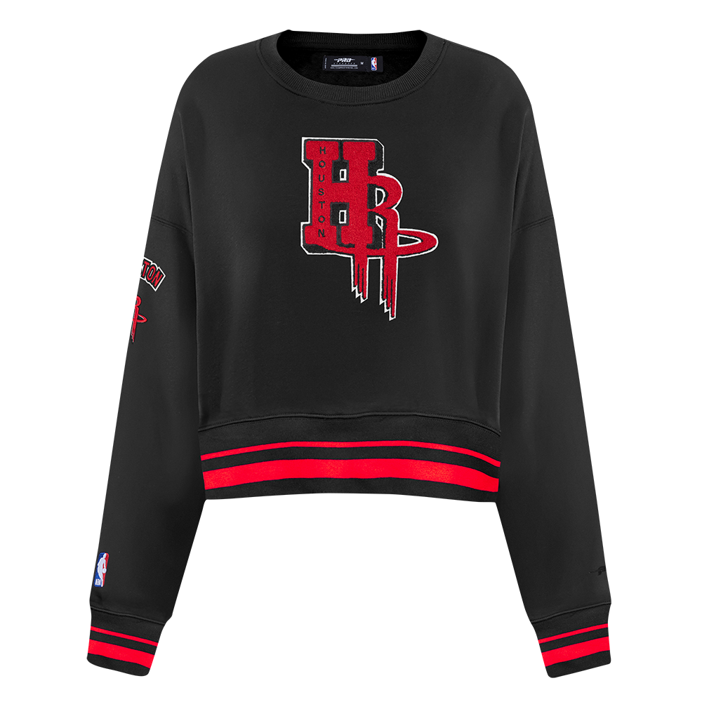SUDADERA DE CUELLO REDONDO NBA HOUSTON ROCKETS MASH UP PARA MUJER