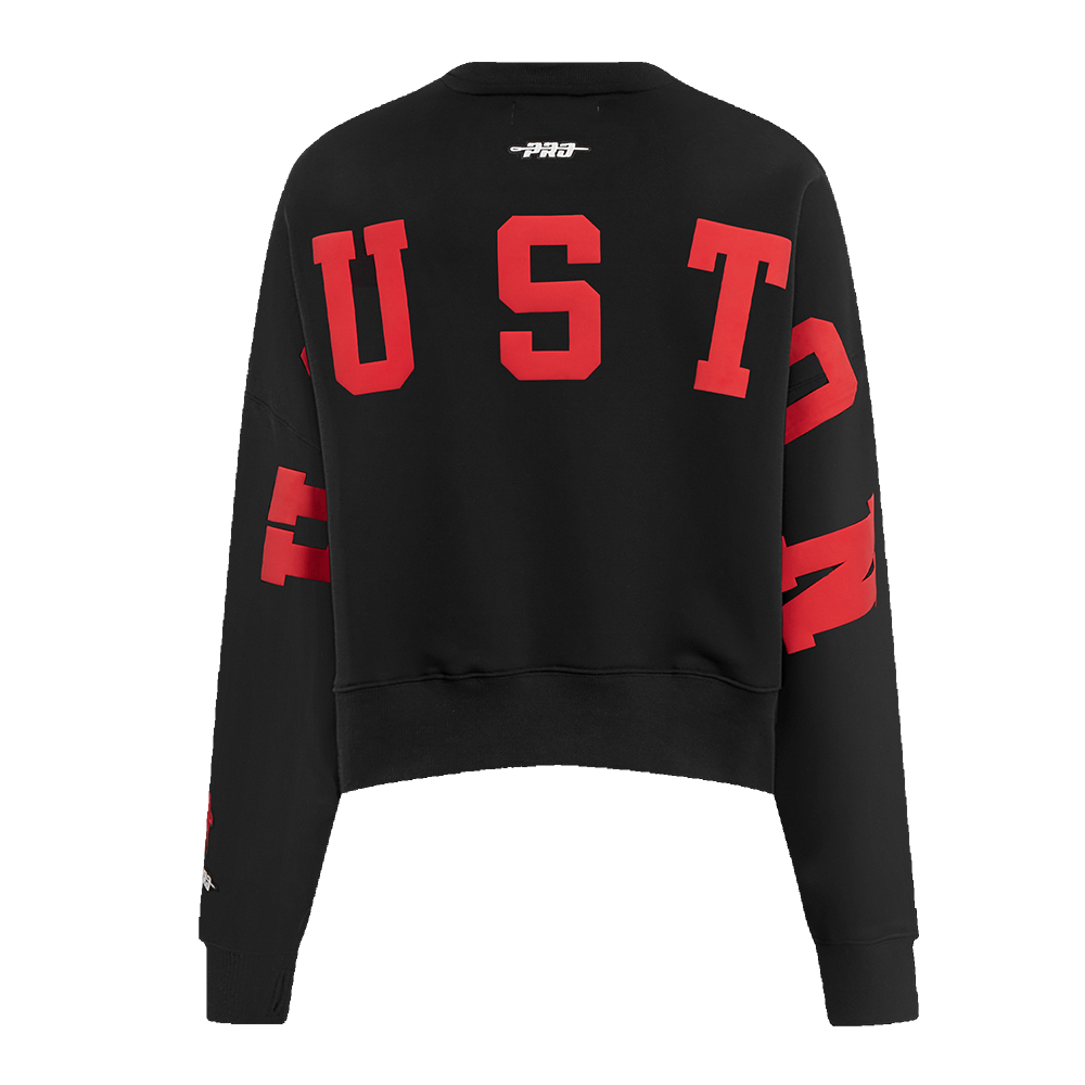 SUDADERA DE CUELLO REDONDO NBA HOUSTON ROCKETS WINGSPAN PARA MUJER