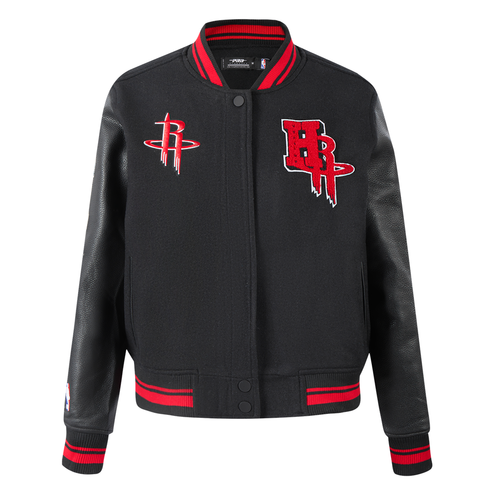 CHAMARRA UNIVERSITARIA NBA HOUSTON ROCKETS MASH UP PARA MUJER