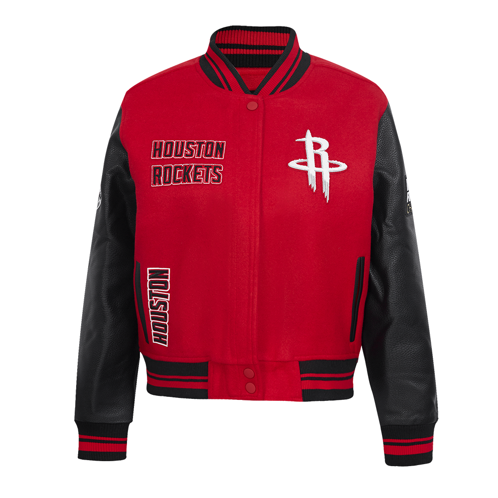 CHAMARRA UNIVERSITARIA NBA HOUSTON ROCKETS RETRO CLASSICS PARA MUJER
