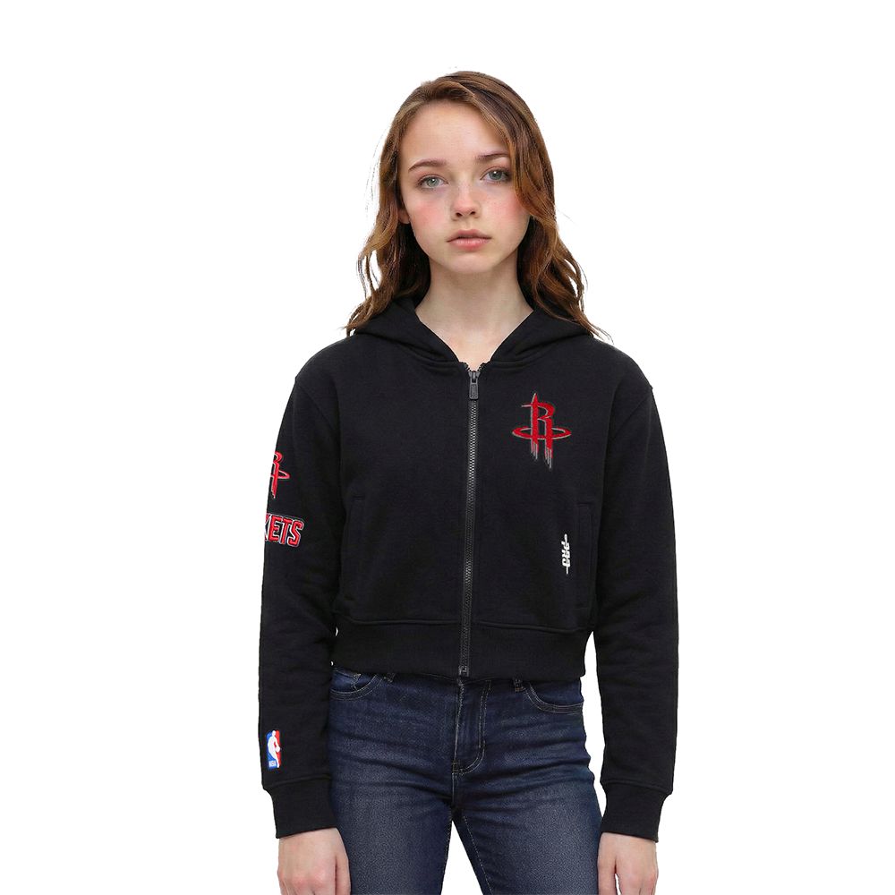 SUDADERA CON CIERRE NBA HOUSTON ROCKETS CLASSIC ESSENTIALS PARA NIÑA