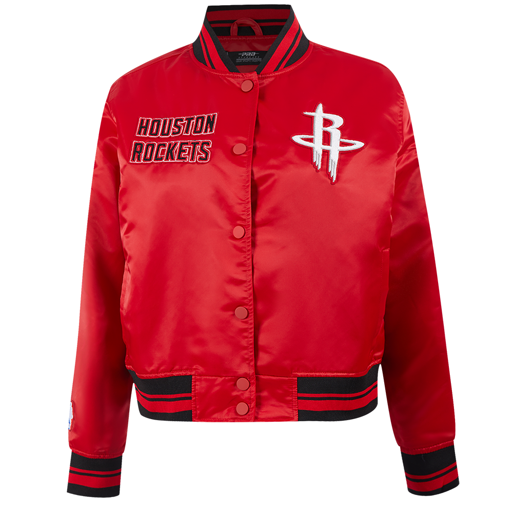 CHAMARRA DE SATÉN NBA HOUSTON ROCKETS RETRO CLASSICS PARA MUJER