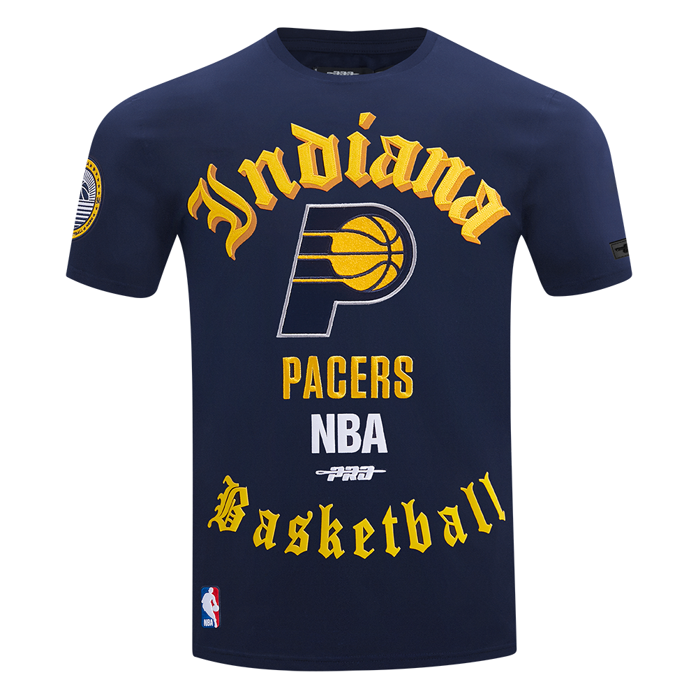 PLAYERA NBA INDIANA PACERS OLD ENGLISH