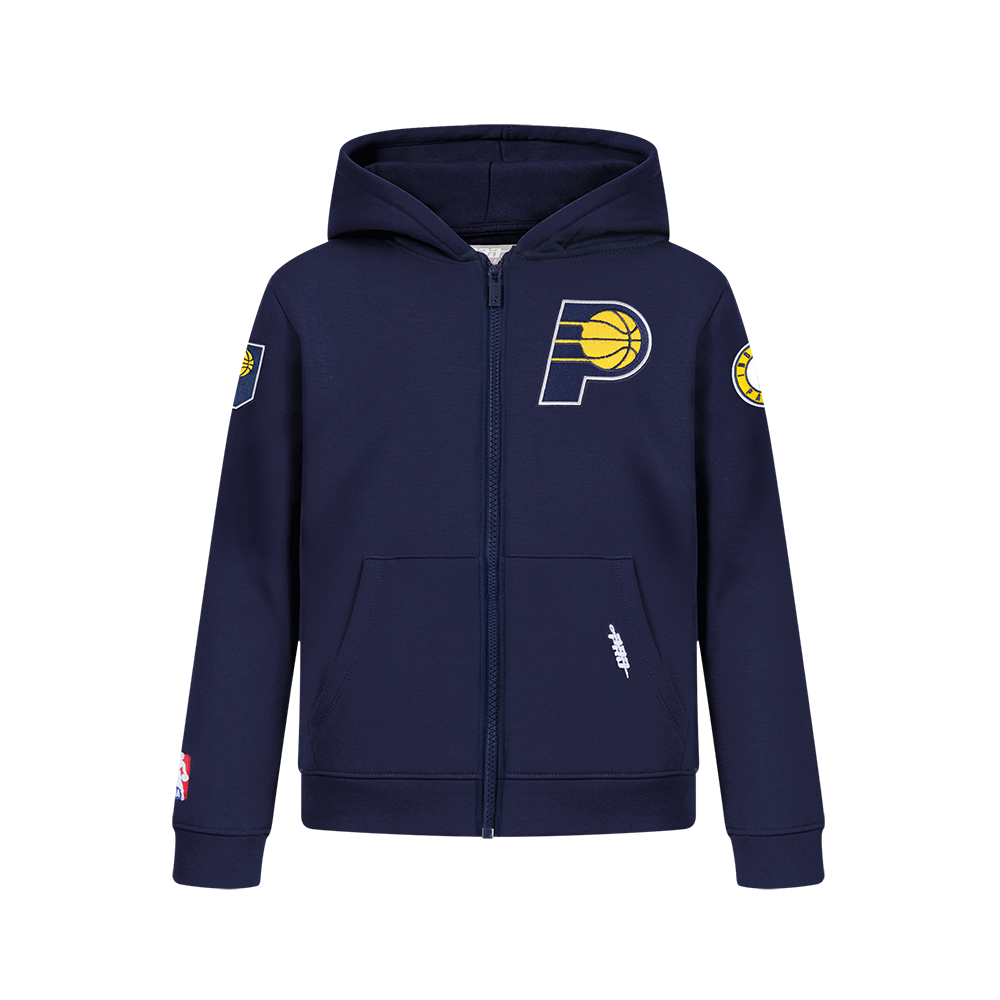 SUDADERA CON CIERRE NBA INDIANA PACERS CLASSIC CHENILLE PARA NIÑO JUNIOR