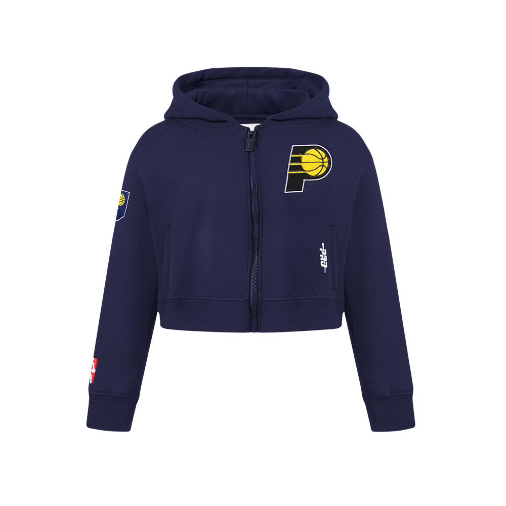 SUDADERA CON CIERRE NBA INDIANA PACERS CLASSIC ESSENTIALS PARA NIÑA JUNIOR