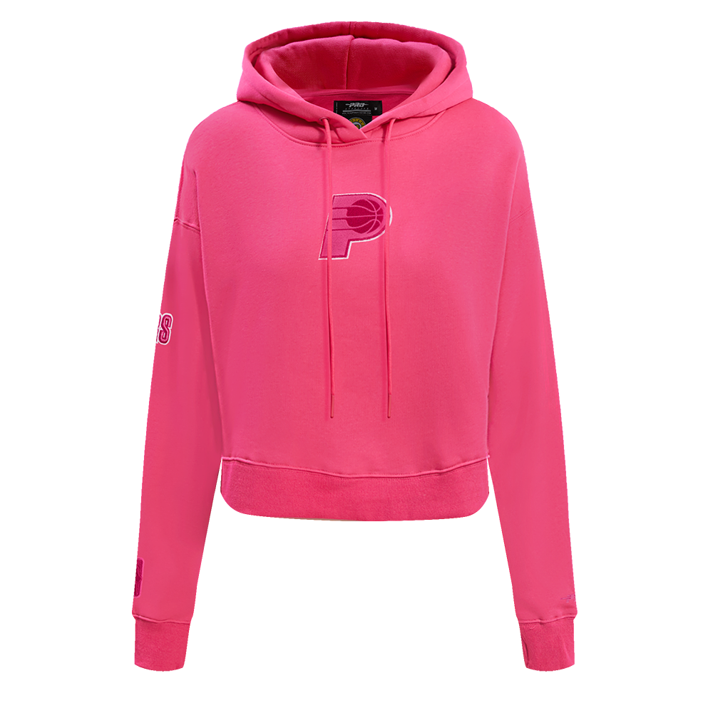SUDADERA CON GORRO NBA INDIANA PACERS CLASSIC TRIPLE PINK PARA MUJER