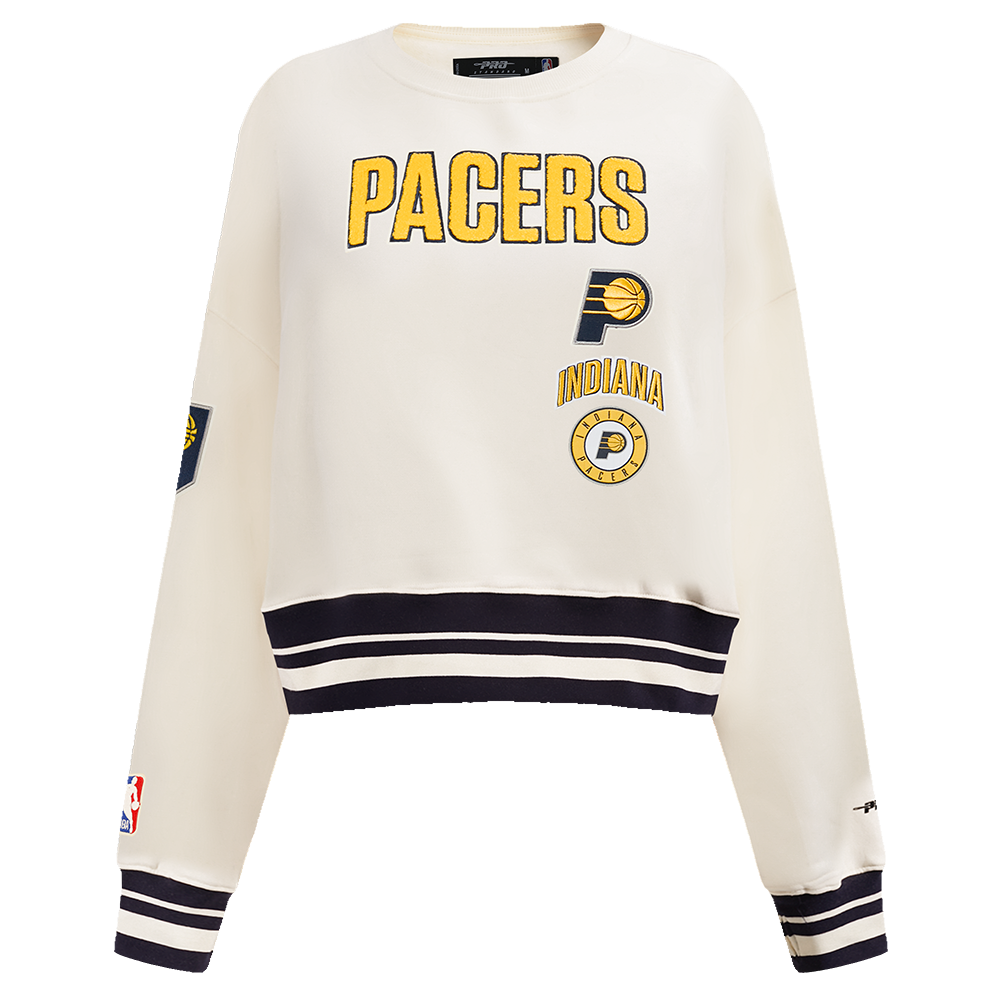 SUDADERA DE CUELLO REDONDO NBA INDIANA PACERS RETRO CLASSICS PARA MUJER