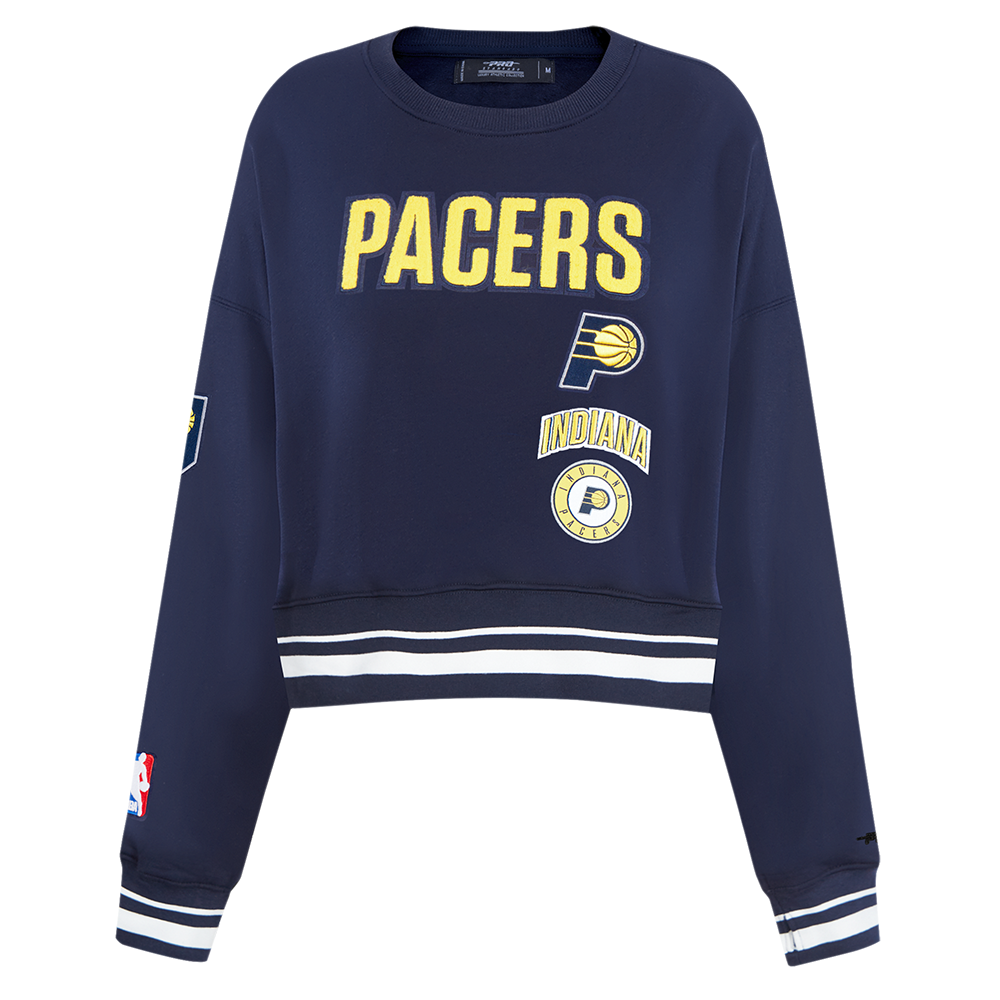 SUDADERA DE CUELLO REDONDO NBA INDIANA PACERS RETRO CLASSICS PARA MUJER