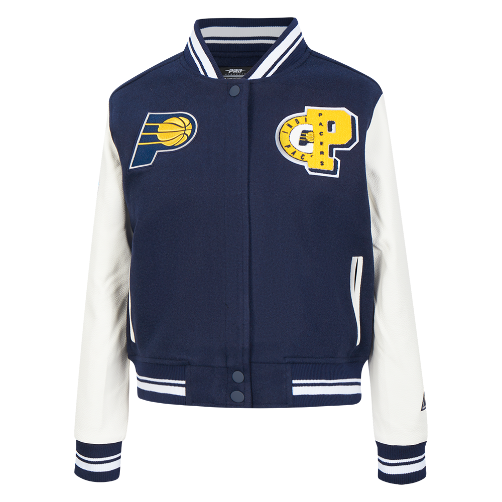 CHAMARRA UNIVERSITARIA NBA INDIANA PACERS MASH UP PARA MUJER